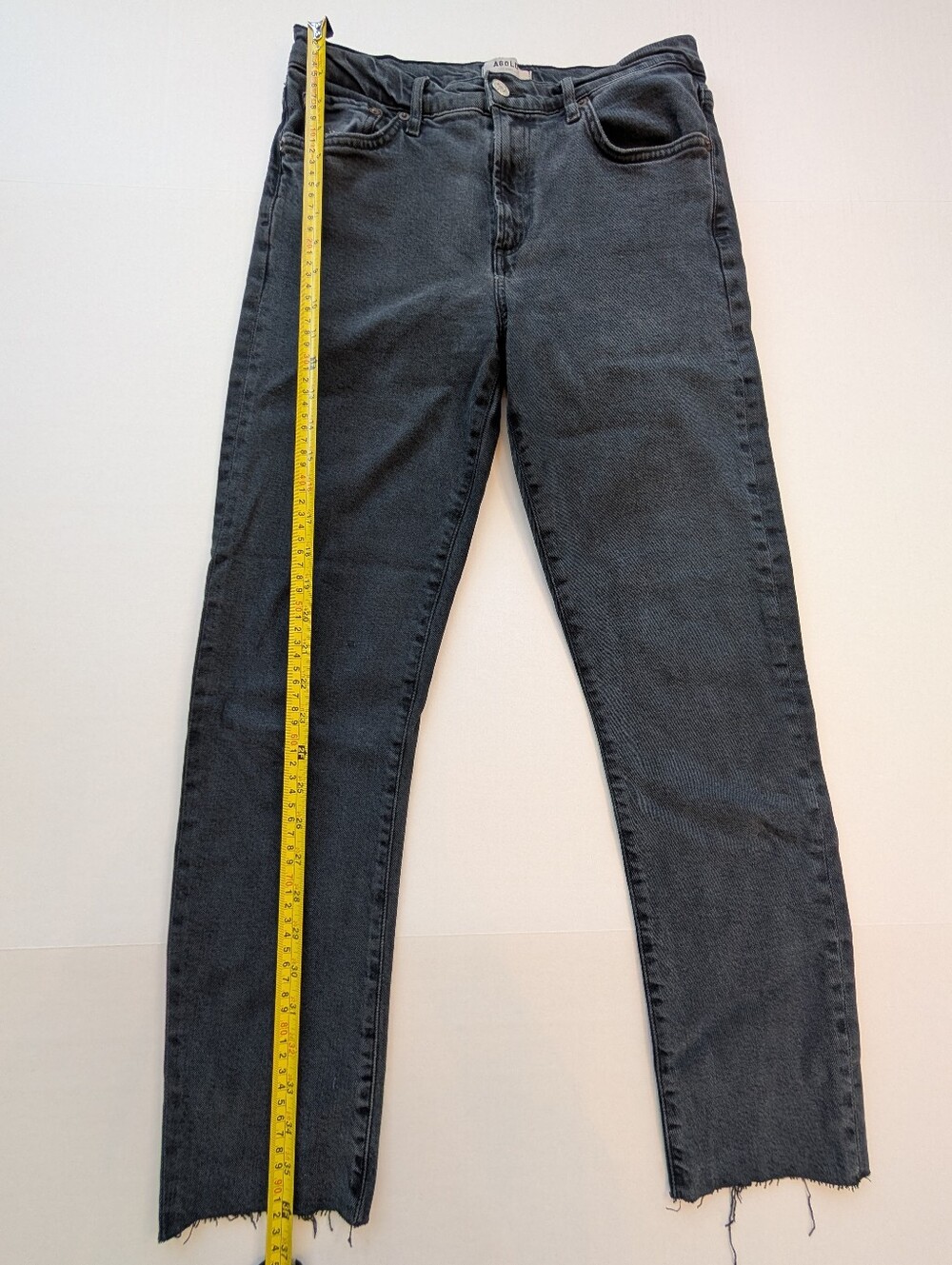 AGOLDE Toni Jean in Washed Black - Picture 6 of 12